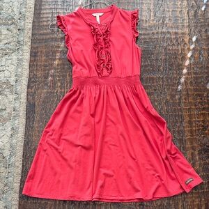 Matilda Jane Tuxedo watermelon Ruffle tank Dress Medium